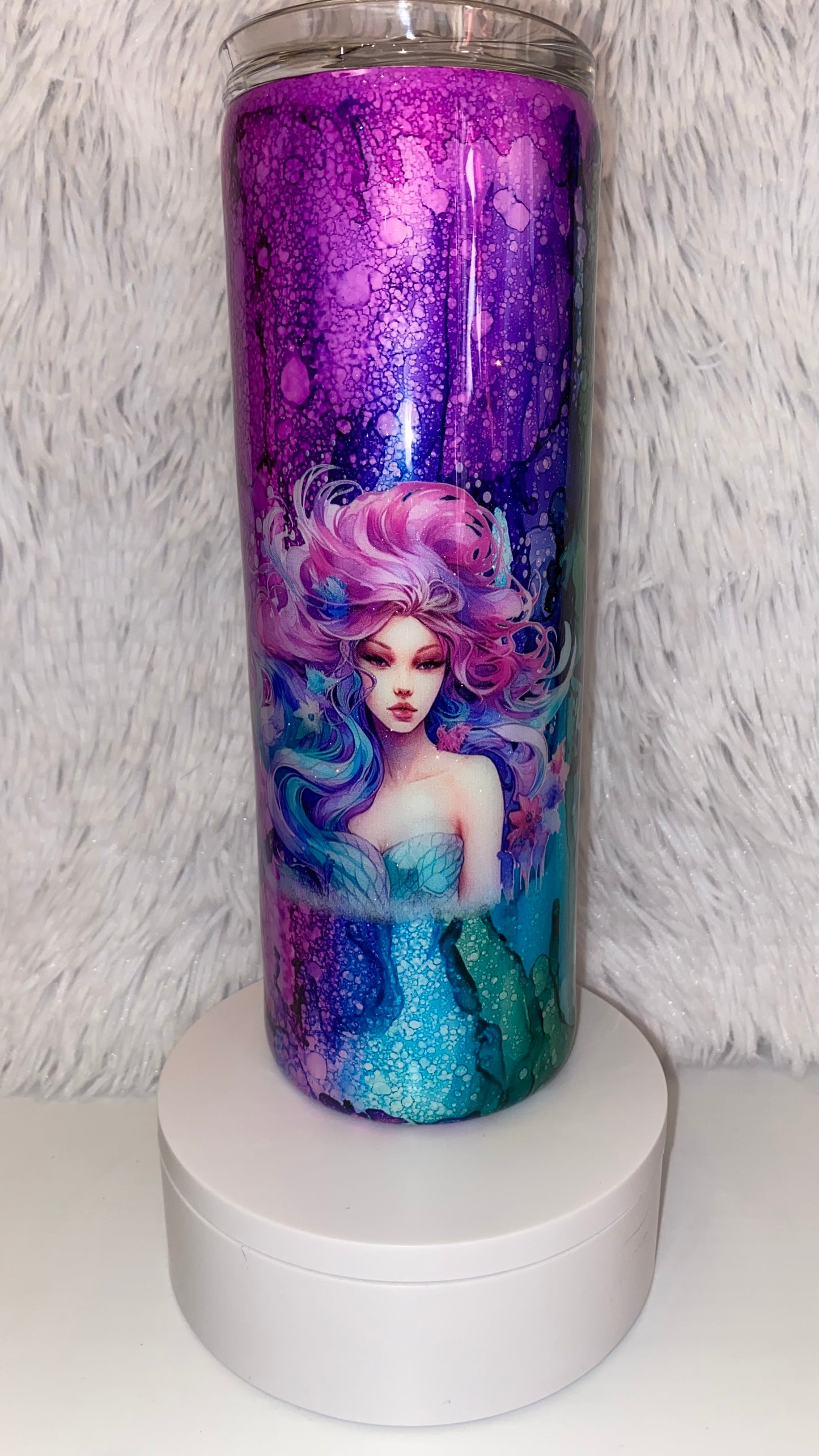 Rustic Raindrop Mermaid 20oz Tumbler