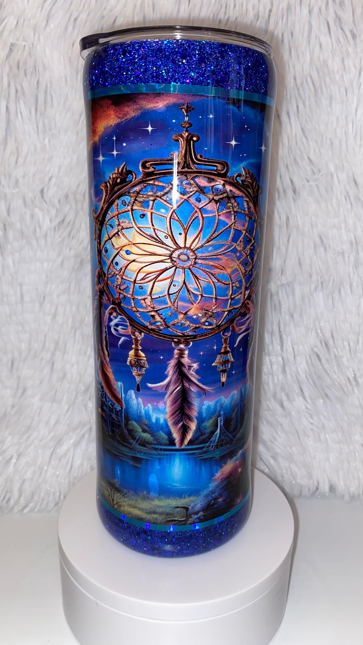 Blue Dream Catcher 20oz Tumbler