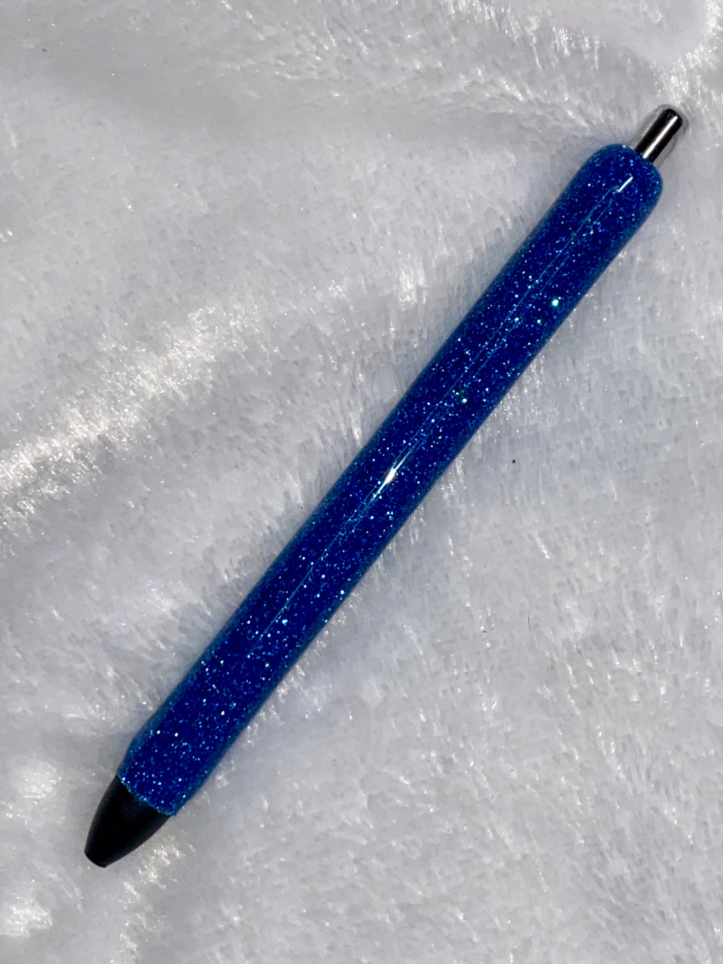 Gel Pen: Blue Glitter Pen